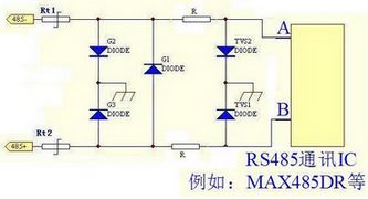 PTC在RS485通訊端口中的防雷保護(hù)方案